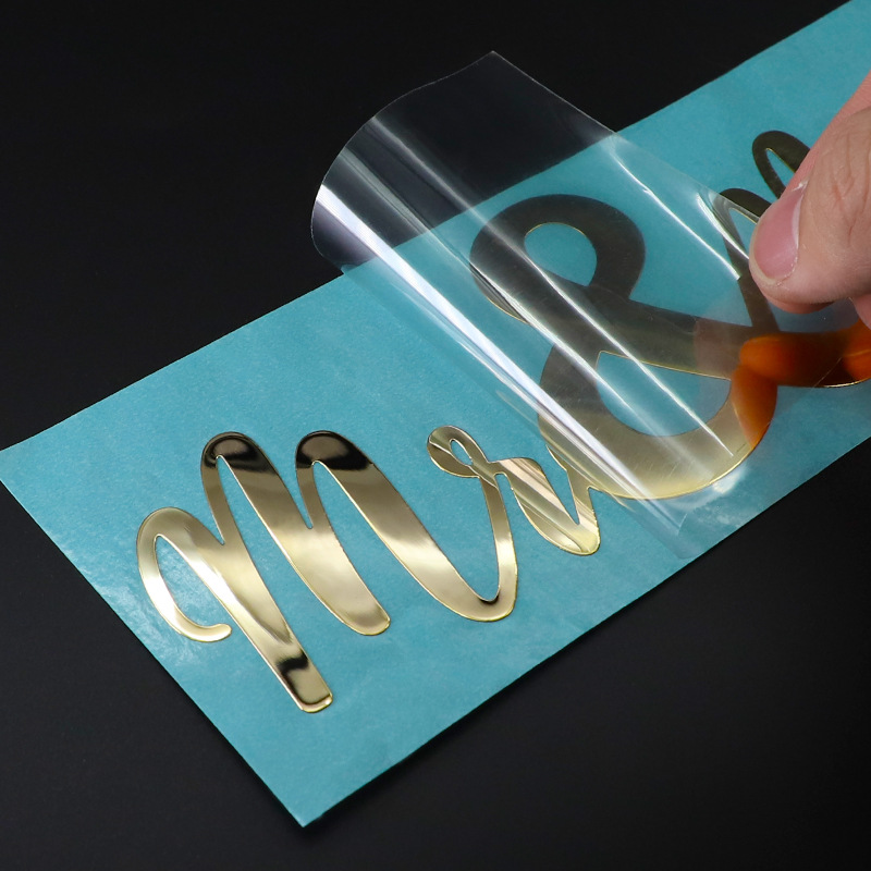3D Printing Metal - 3D Ouro e Prata Transferência Adesivos,