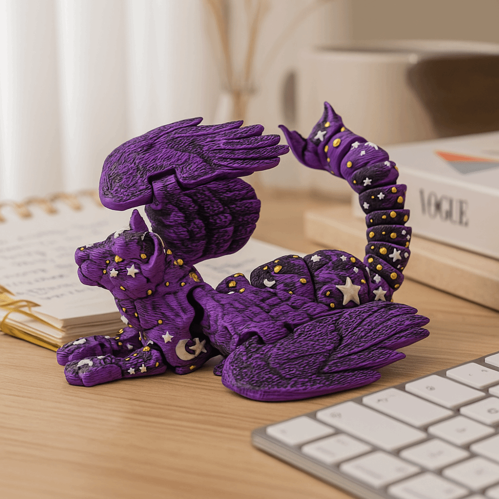 3D Printing Simulator - Modelo de Leão Articulado para Impressão