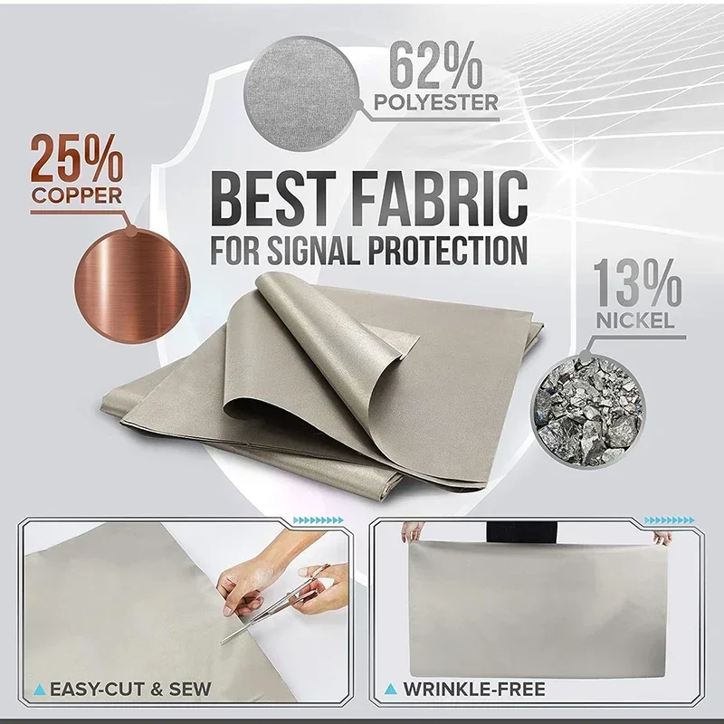 3D Printing On Fabric - Tecido Faraday para proteção de alta