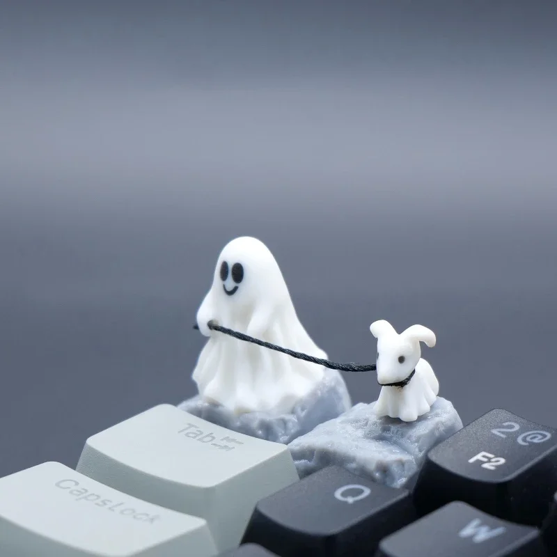 3D Printing Keycaps - Fantasma filhote de cachorro resina keycap