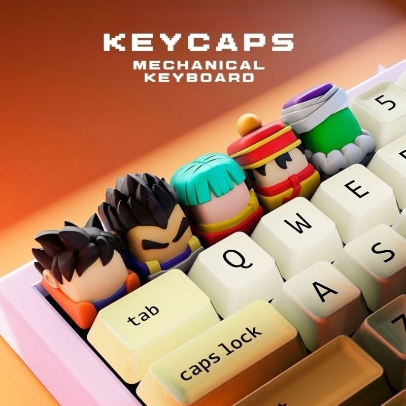3D Printing Keycaps - Novas Teclas de Anime, Teclas de