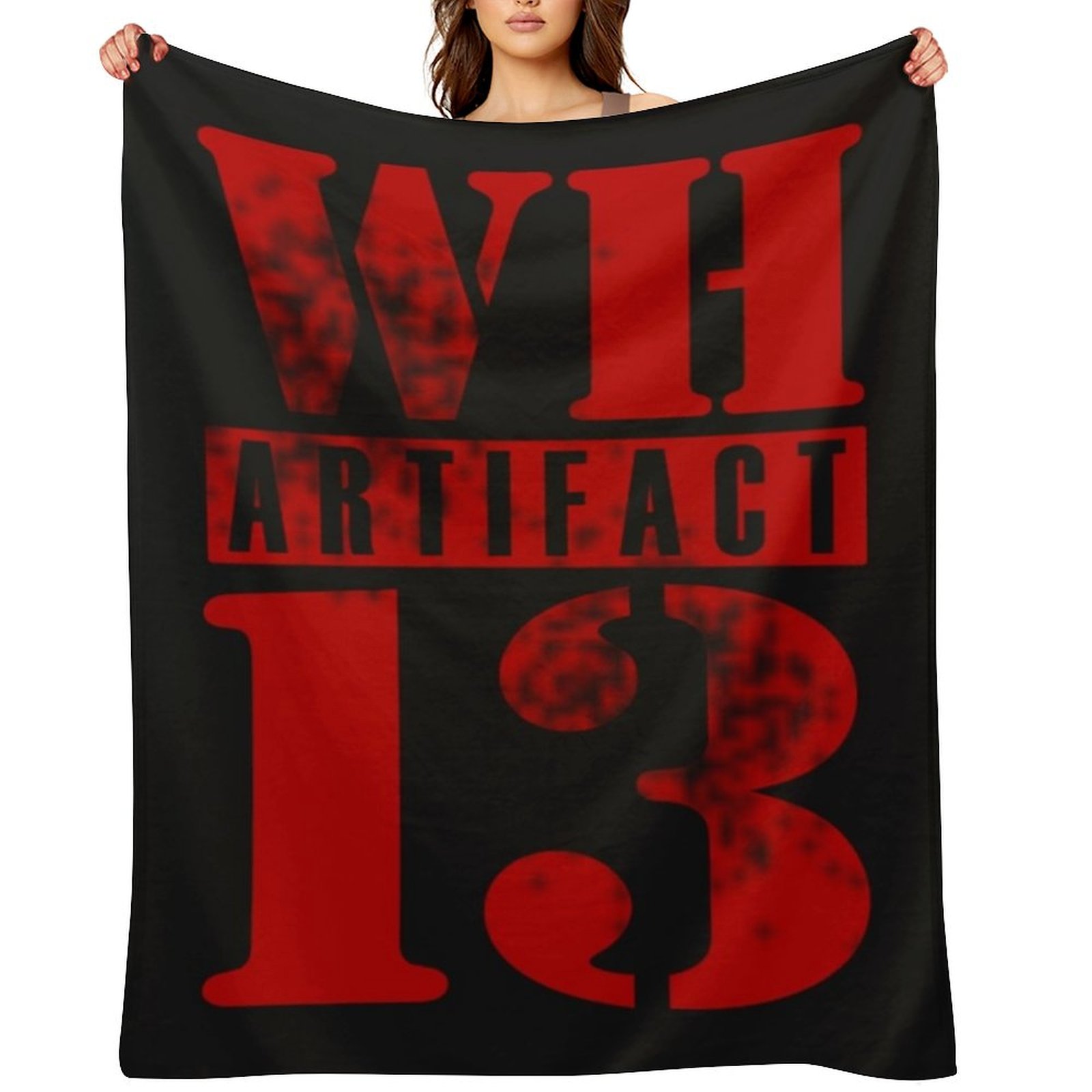 3D Printing Warehouse - Warehouse 13 T-ShirtWH13 Cobertor decorativo para