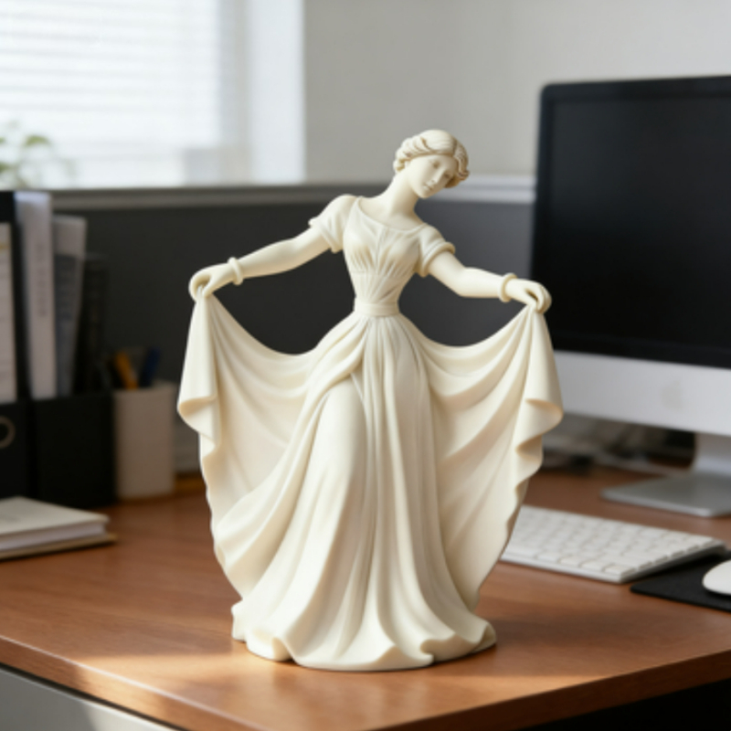 3D Printing Technology - Escultura de Bailarina Impressa em 3D