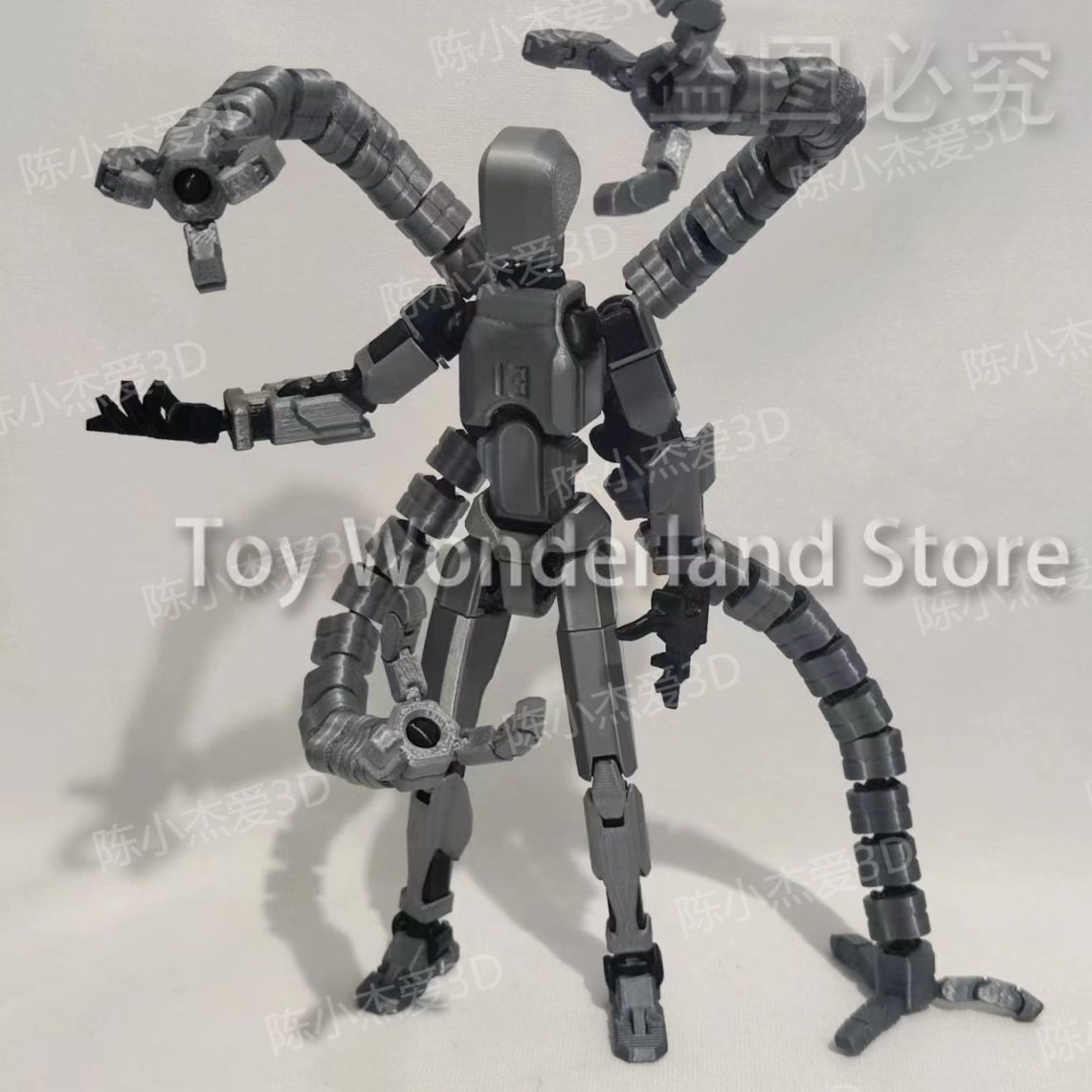3D Printing Robot Arm - 17cm seis braços 3d impresso manequim