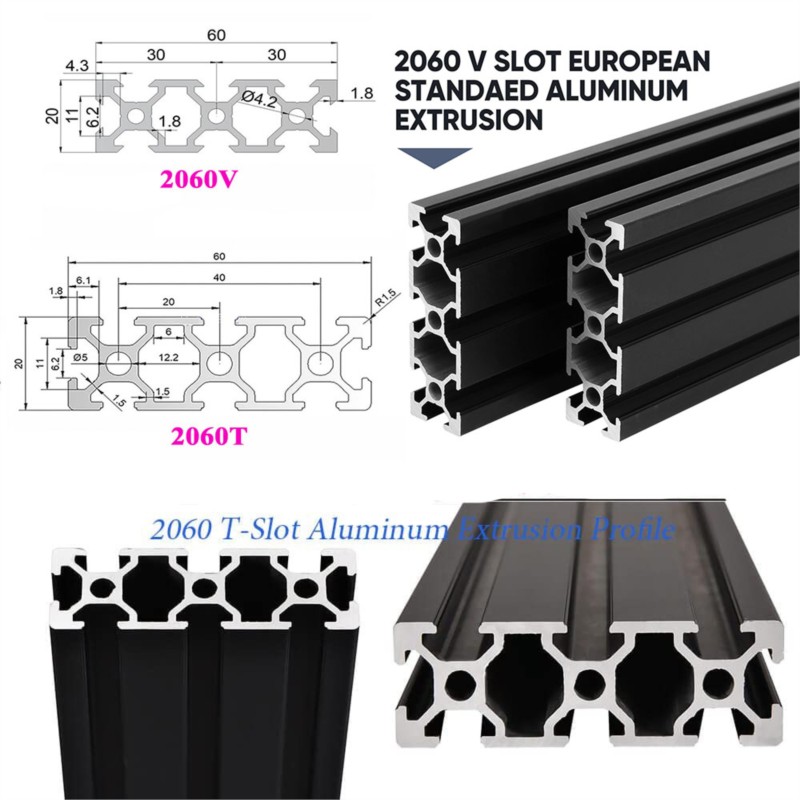 1 peça perfil de alumínio pret - V Slot Aluminum Extrusion avaliação e preço