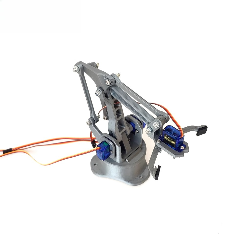 Impressão 3D EZ prata braço ro - 3D Printing Robot Arm avaliação e preço