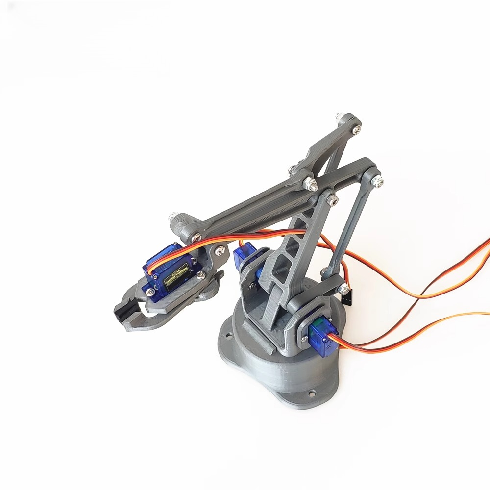 Impressão 3D EZ prata braço ro - 3D Printing Robot Arm avaliação e preço
