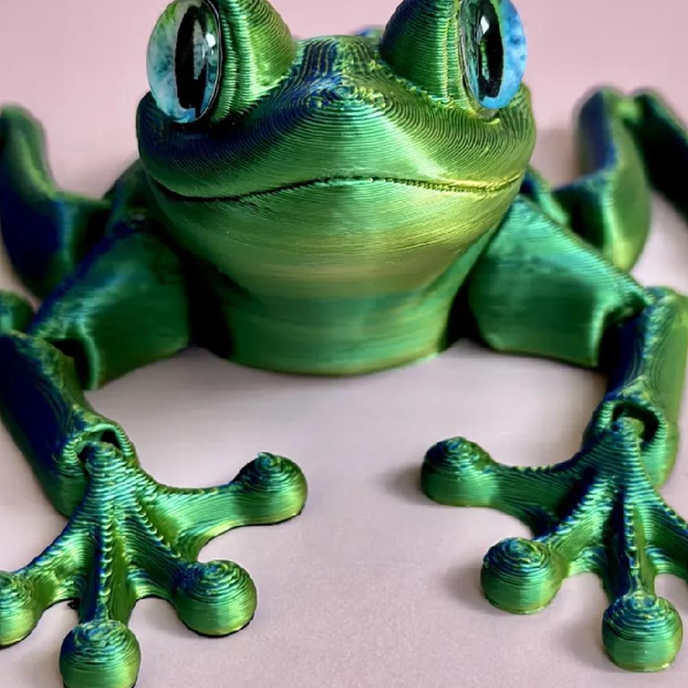 Modelo de sapo fofo impresso e - 3D Printing Clay avaliação e preço