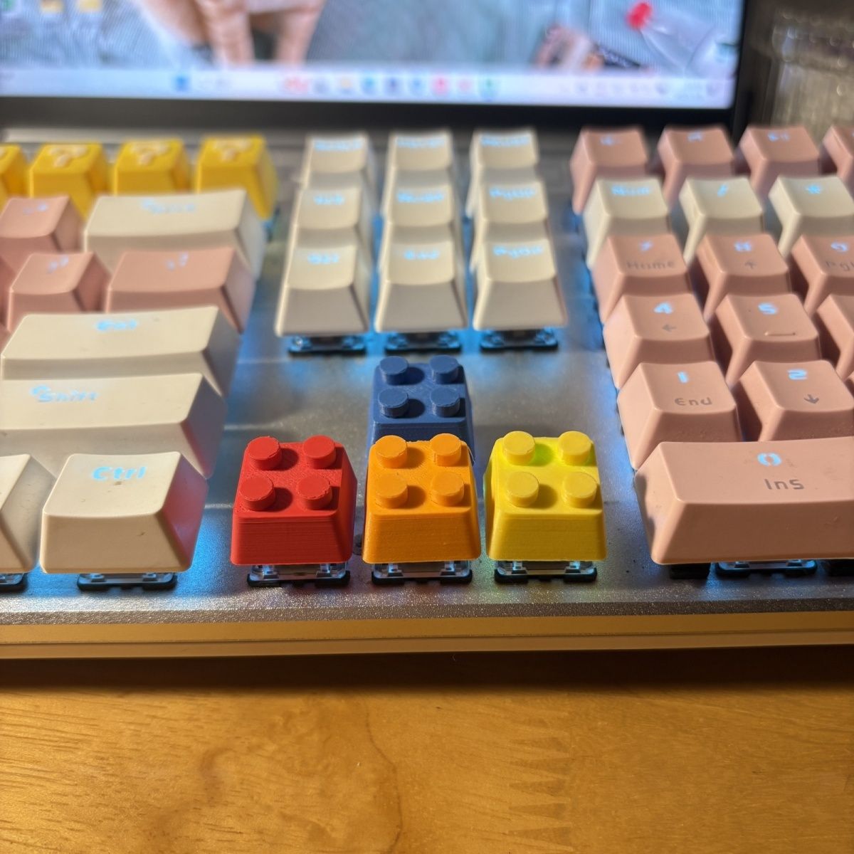 Teclas MX impressas em 3D, cri - 3D Printing Keycaps avaliação e preço