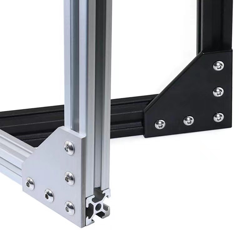 2 pçs 5 buraco 90 graus placa  - V Slot Aluminum Extrusion avaliação e preço