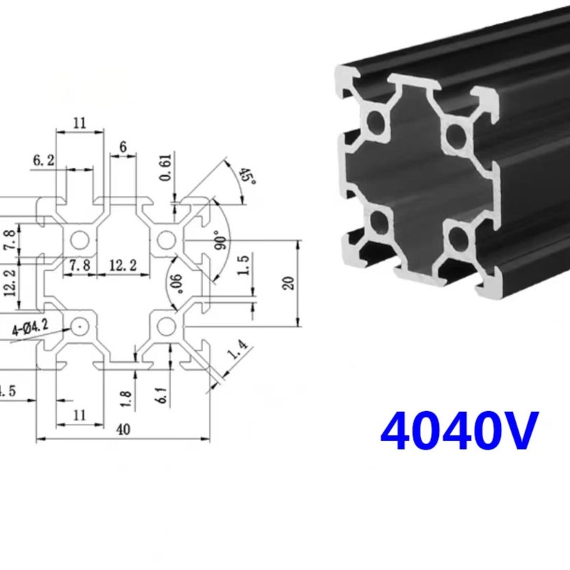 Quadro linear do trilho do pad - V Slot Aluminum Extrusion avaliação e preço