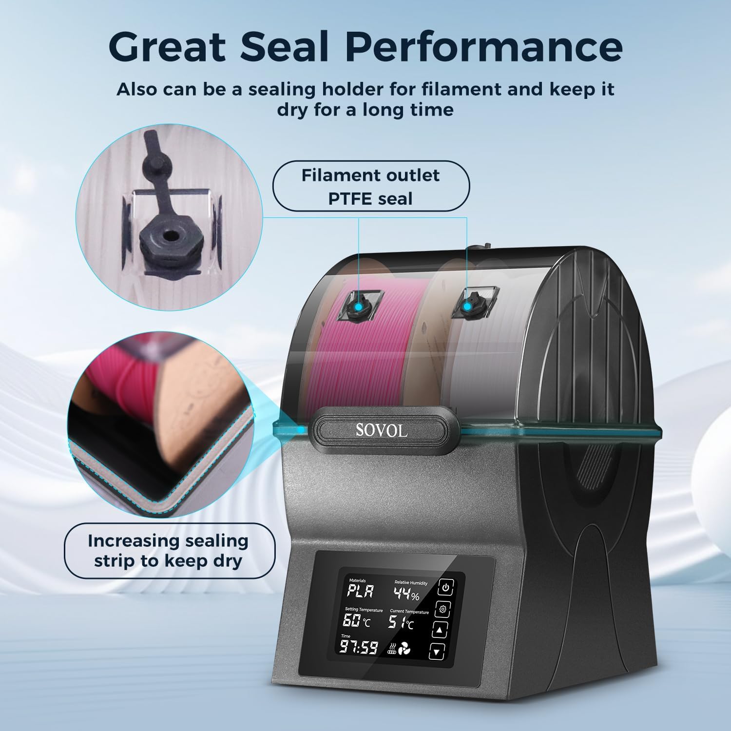 Sovol secador de filamento sh0 - 3D Printing Ptc avaliação e preço