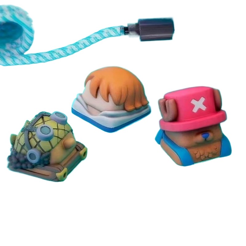 Uma peça chopper nami anime do - 3D Printing Keycaps avaliação e preço