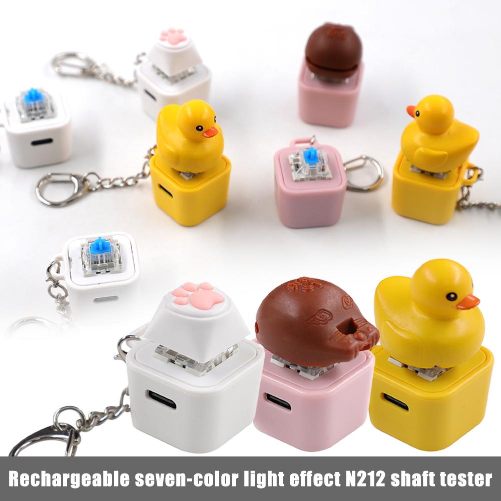 Keycap Estilo Pato Amarelo Fof - 3D Printing Keycaps avaliação e preço