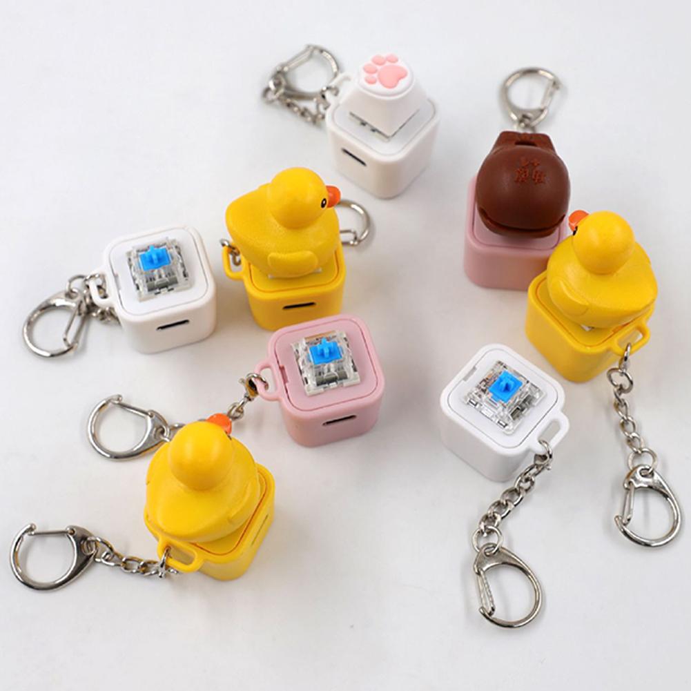 Keycap Estilo Pato Amarelo Fof - 3D Printing Keycaps avaliação e preço