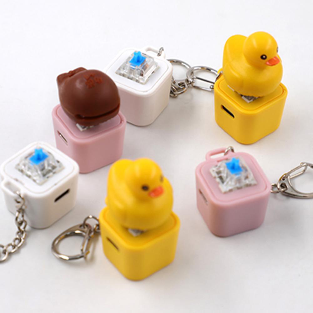 Keycap Estilo Pato Amarelo Fof - 3D Printing Keycaps avaliação e preço