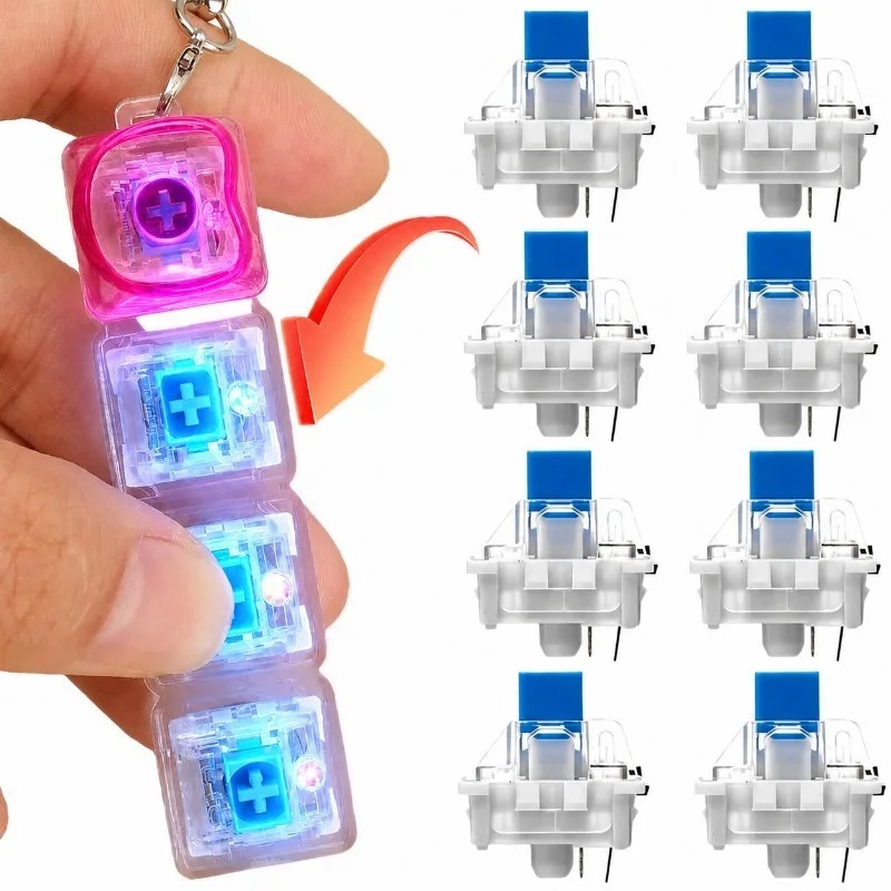 100 Peças de Teclas Mecânicas  - 3D Printing Keycaps avaliação e preço