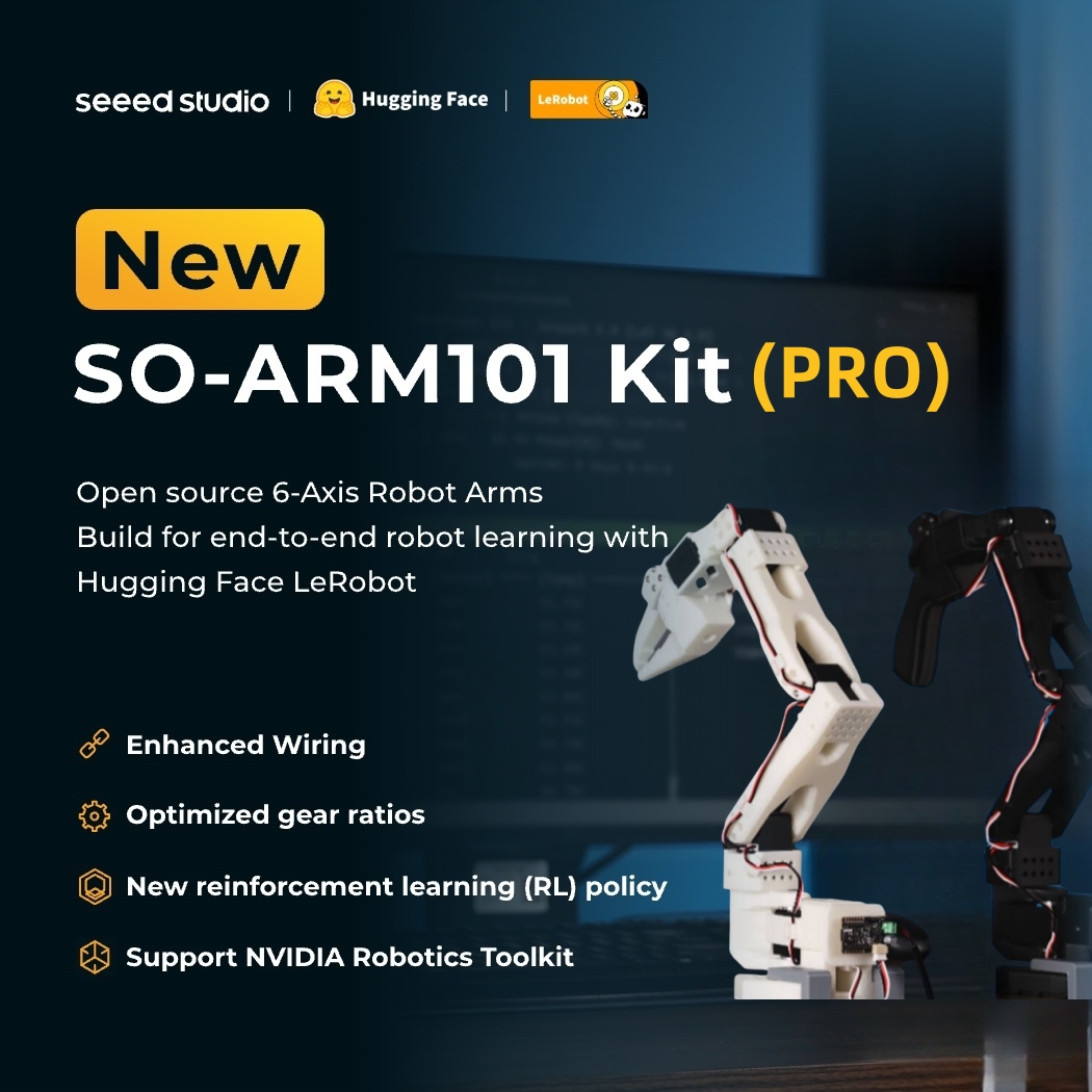 Kit SO-ARM101 Pro: Braço Robót - 3D Printing Robot Arm avaliação e preço
